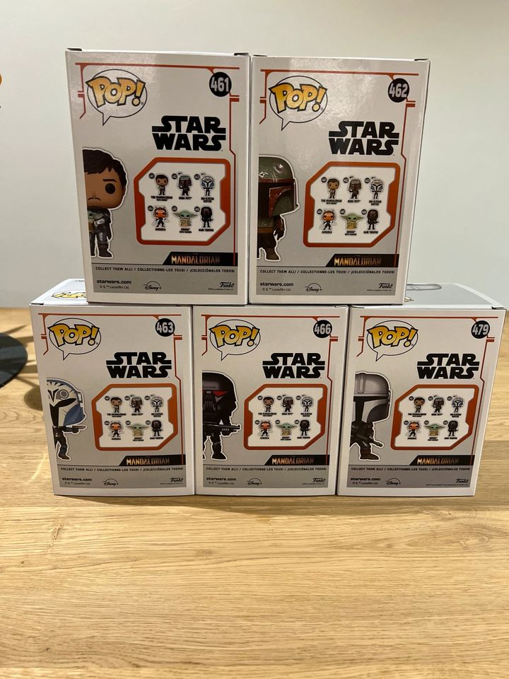 Funko Pop Star Wars 461 462 463 466 479 in Oberau