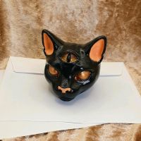 Handgemachter Briefbeschwerer Katze Deko Kunst Gothic Wicca Hexe Bayern - Simbach Vorschau