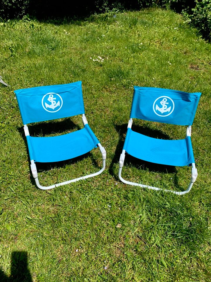 2 Strandstühle, Beachstuhl Klappstuhl Set St. Tropez in München