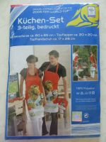 KÜCHEN-SET-3-teilig,Schürze,Handschuh-bedruckt-2006 FIFA WORLD CU Gerbstedt - Welfesholz Vorschau