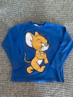 ZARA Tom und Jerry „Jerry“ Langarmshirt, blau, Gr. 128 Bayern - Eggenfelden Vorschau