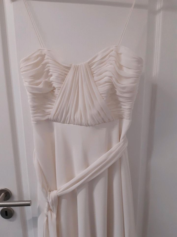 Brautkleid Gr. M Hochzeitskleid ivory weiß kurz Sommerkleid in Bedburg