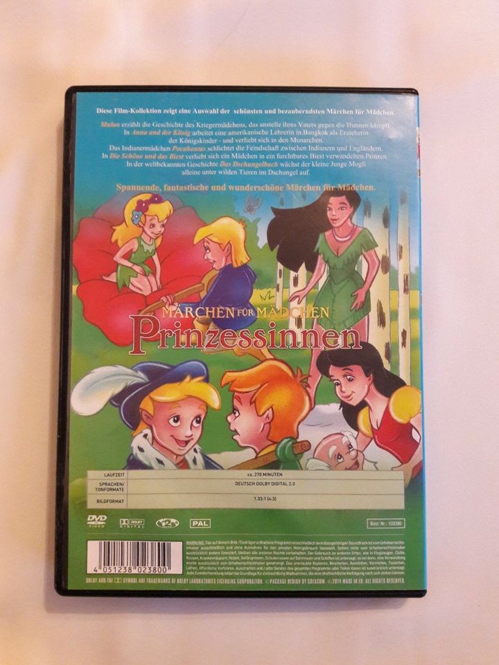 Märchen für Mädchen Prinzessinnen DVD in Nauen