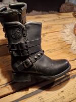 Rock Rebel Boots mit Nieten 38 schwarz Rheinland-Pfalz - Weitefeld Vorschau