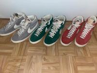 Nike Blazer Mid Schuhe Sneaker Gr. 44 Grau Grün Rot Sportschuhe Nordrhein-Westfalen - Herford Vorschau