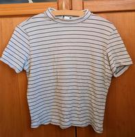 T-Shirt Gestreift crop top Beige Monki Gr L (Eher M) Basic Brandenburg - Blankenfelde-Mahlow Vorschau