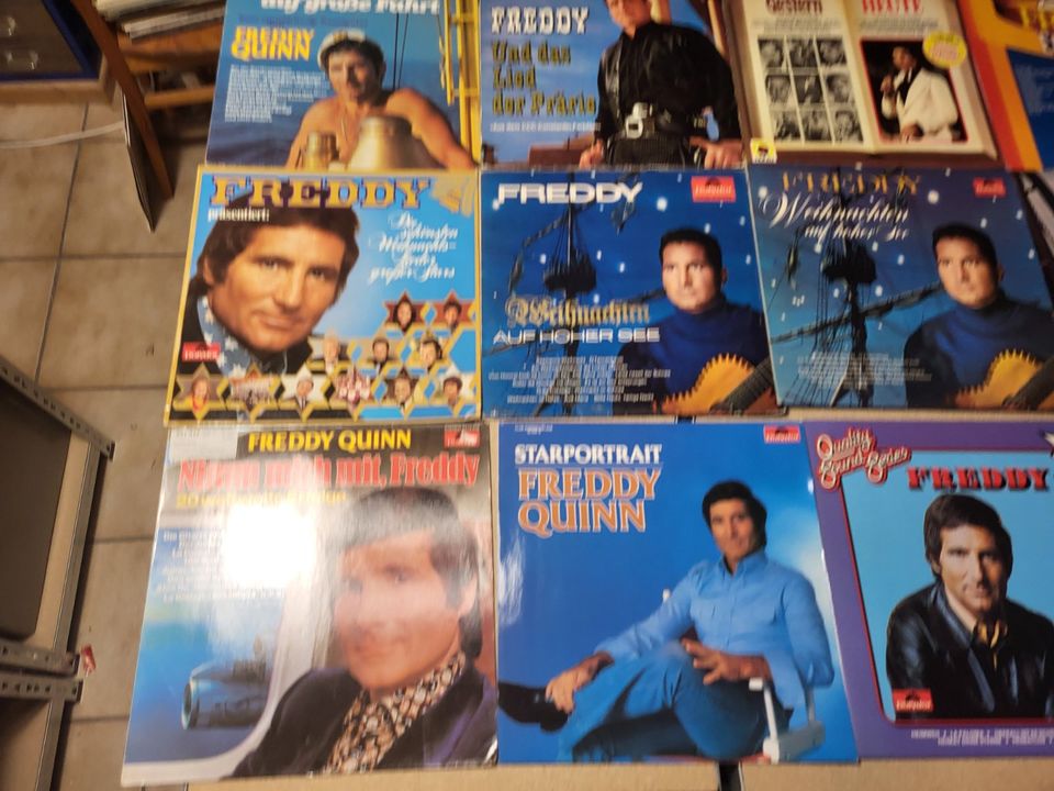 20 x LPs von Freddy Quinn, im Paket zusammen nur 15 Euro in Alzey
