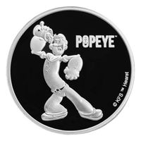Silbermünze Popeye 1 oz 2024 Fiji Silber 999 Stempelglanz 0,5 FJD Niedersachsen - Fürstenau Vorschau