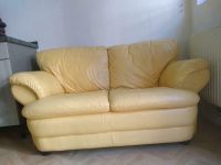 2 Sitzer Couch Leder gelb West - Sindlingen Vorschau