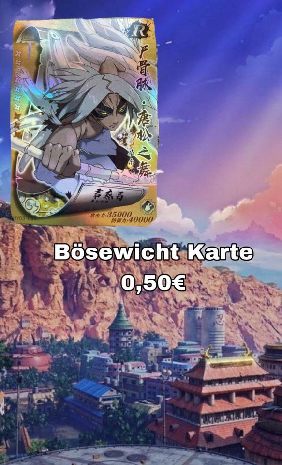 Anime Naruto Sammelkarten in Malsch bei Wiesloch