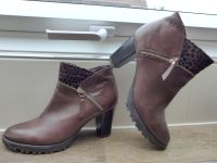 Stiefelette Caprice Gr 38 Braun Leder Top Zustand Nordrhein-Westfalen - Borken Vorschau