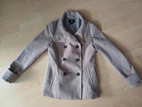 Neu H&M Wolljacke kurz 36 S (38)  beige Winterjacke winter Jacke Baden-Württemberg - Reutlingen Vorschau