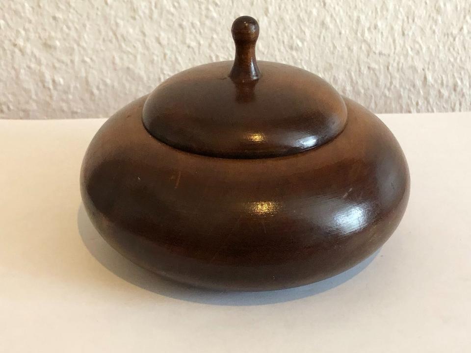 Holzschale vintage dunkel Holz Schmuck Dekoration in Mannheim