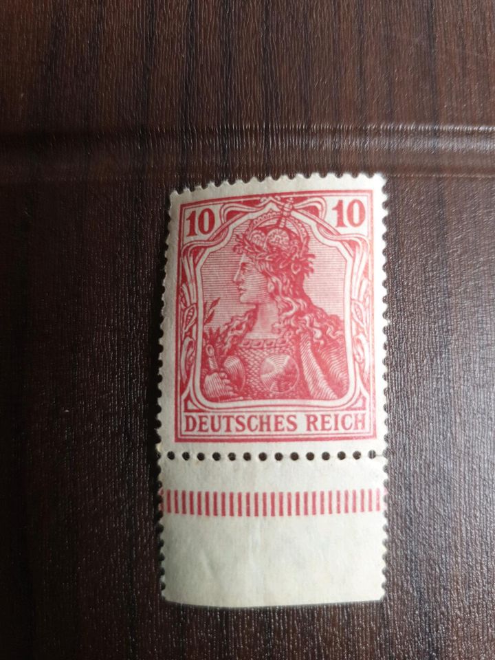 Briefmarke ohne Stempel in Lichtenstein