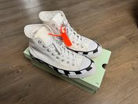 Off White x Converse 43 Weiss US9.5 All Star Chucks Chuck Taylor München - Sendling Vorschau