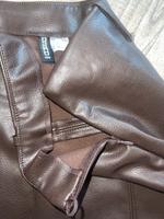 Lederoptik Rock H&M Braun Dark Academia Mini skirt Dresden - Reick Vorschau