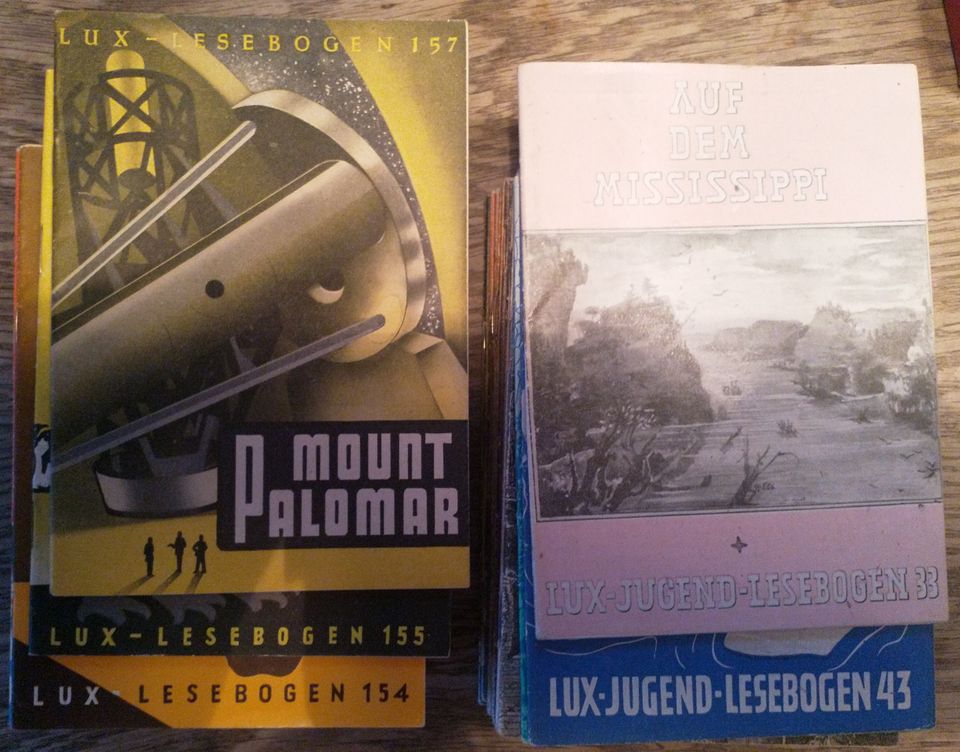 LUX Lesebogen Hefte in Original-Schubern in Hannover