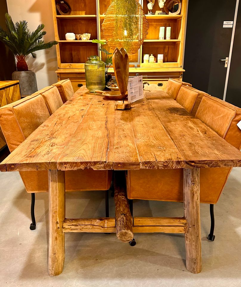 Esstisch 280 cm rustikal Teakholz Massiv Holz Tisch Teak NEU in Wermelskirchen