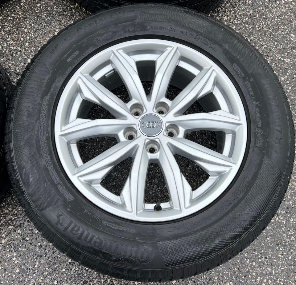 4 ORIGINAL 17" ALU WINTERRÄDER AUDI Q5 FY 235/65R17 104H #1DZY in Bad Tölz