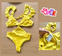 Zitronenfarbener Bikini mit Cutouts Bayern - Schonungen Vorschau