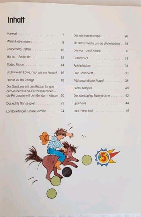 Kinderbuch mit Gesellschafts-Spielen / Würfelspiele / Urlaub in Oelde