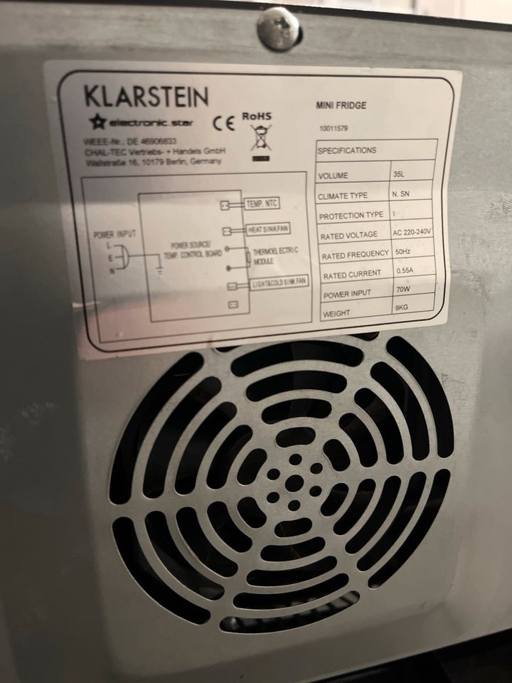 Mini Kühlschrank Klarstein in Karlsruhe