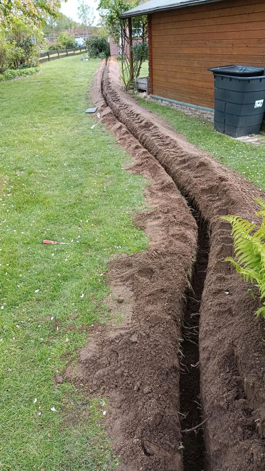 Graben für Bewässerungssystem/Stromkabel etc herstellen in Winsen (Luhe)