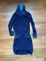 Kleid blau Punkte Kragen Größe S schön weich Top Zustand Berlin - Lichtenberg Vorschau