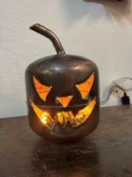 Halloween Deko Laternenkürbis upcycling Stahlkkürbis nachhaltig Sachsen-Anhalt - Eisleben Vorschau