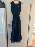 Ballkleid Chiffon dunkelblau Niedersachsen - Hohnhorst Vorschau