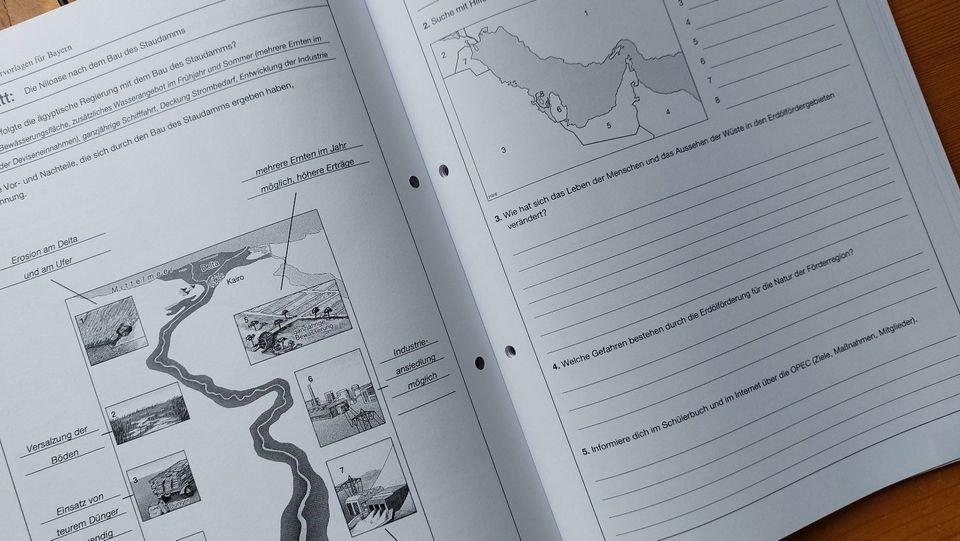 Diercke Geographie Kopiervorlagen für Bayern in Würzburg