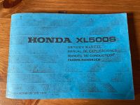 Honda XL 500 s Handbuch, 1979 Brandenburg - Lenzen (Elbe) Vorschau