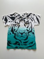 H&M Shirt / T-Shirt Mädchen Tiger türkis weiß Gr. 86 Düsseldorf - Urdenbach Vorschau