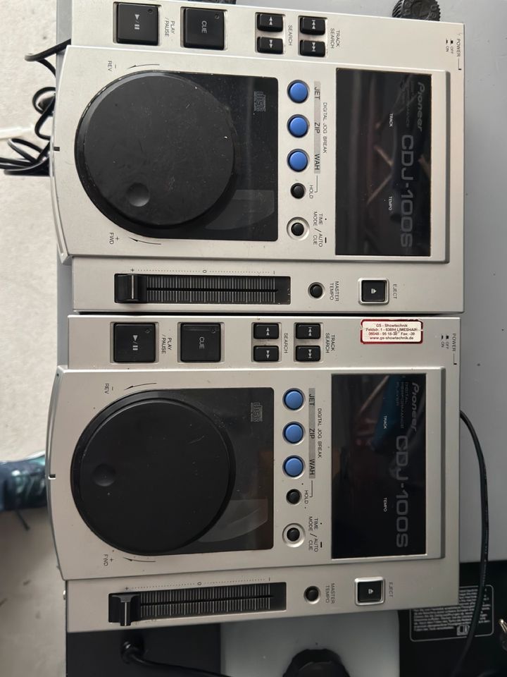 Pioneer CDJ-100s in Hasselroth