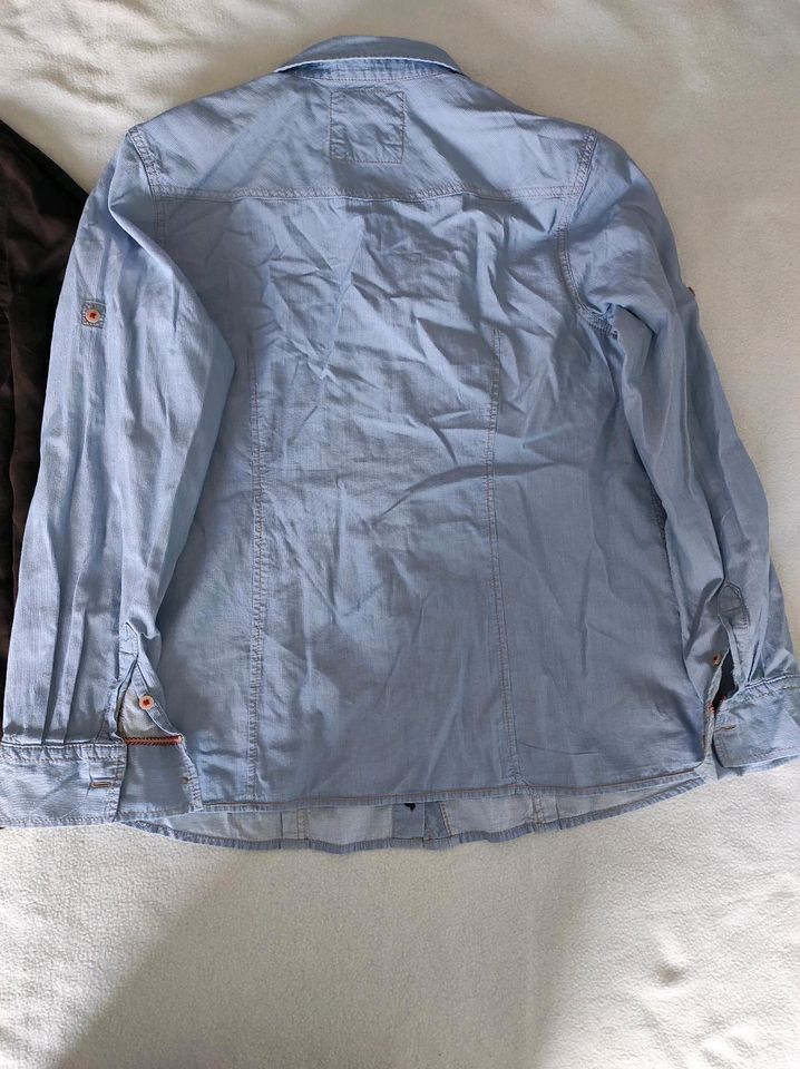 Street One Leinen Bluse braun 42+ S.Oliver Bluse blau 44 in Hückeswagen