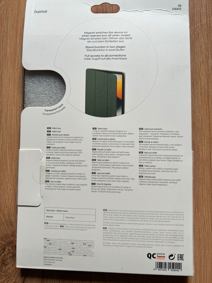 Hama Hülle für iPad Air 10.9“ tablet case fold clear in Nürnberg (Mittelfr)