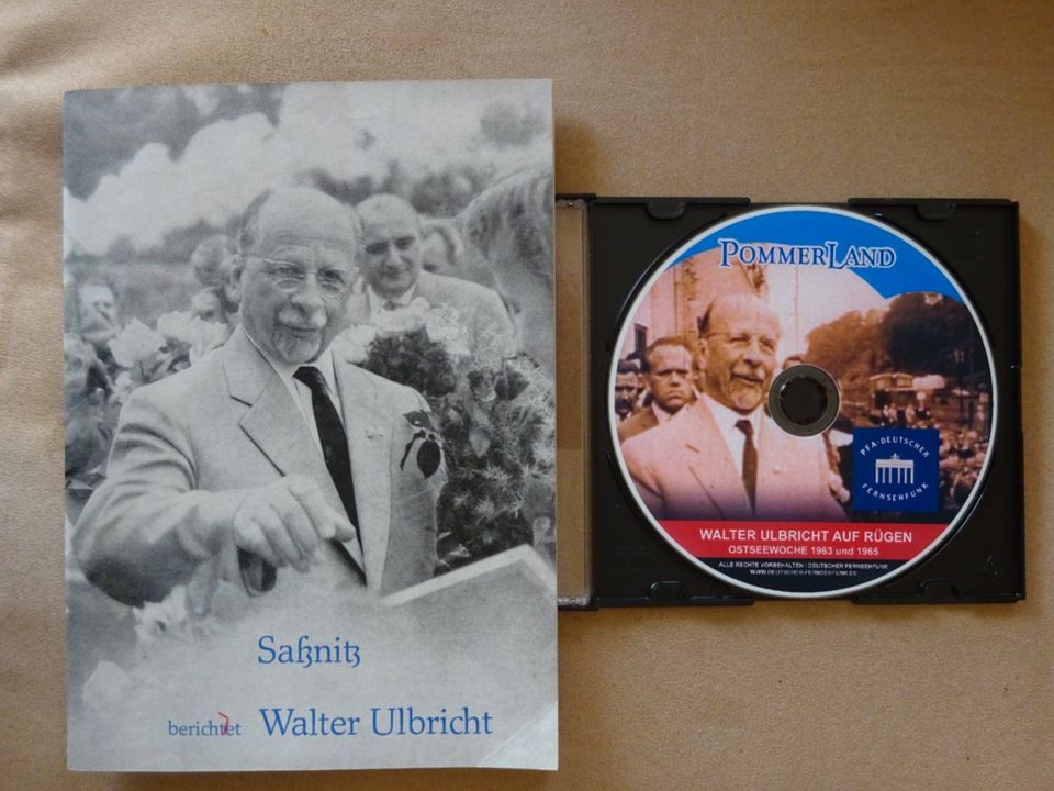 "WALTER ULBRICHT"   auf RÜGEN in SASSNITZ und BERGEN  1963 / 1965 in Sassnitz