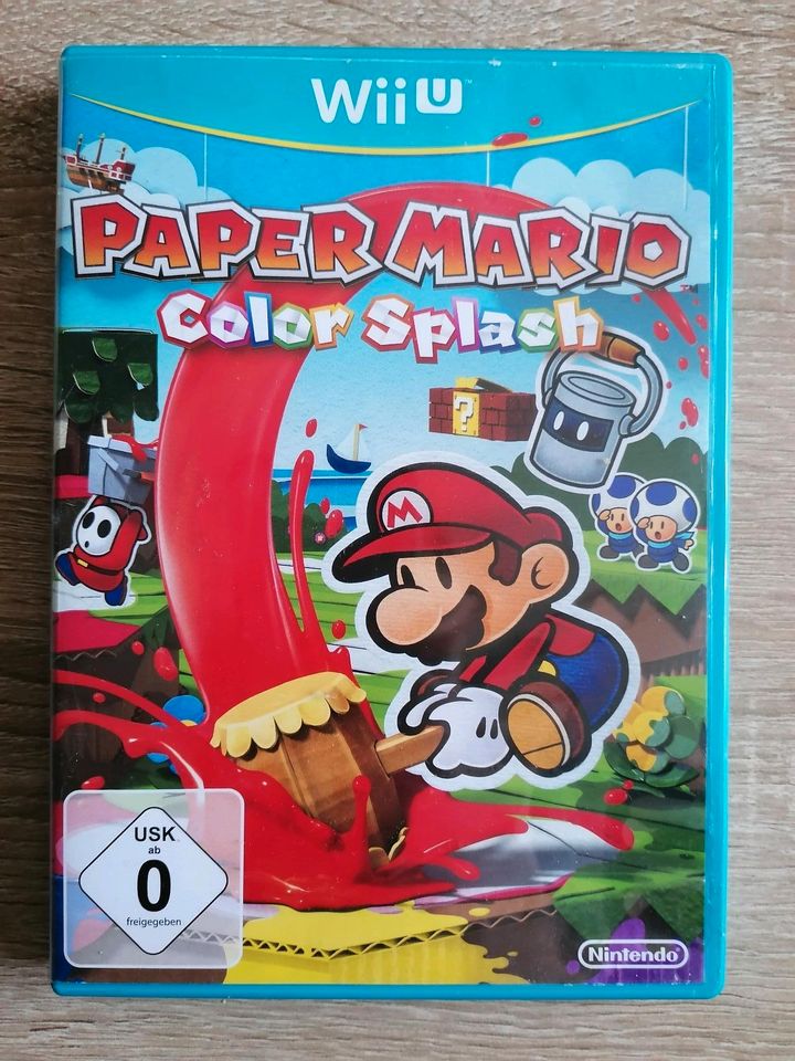 Wii U Videospiel Paper Mario in Genthin