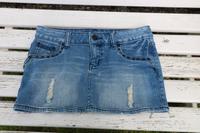 Jeans Minirock Fishbone Destroy effekte,nieten.Taschen Gr S 36 Bayern - Uffing Vorschau