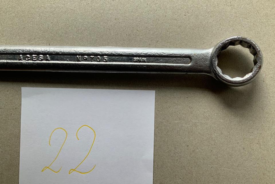 Acesa Gabelschlüssel Ringschlüssel Ringmaulschlüssel Gr.22 in Hirschau