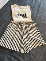 H&M Damen Shorts S Beige/Grau Neu Niedersachsen - Schüttorf Vorschau