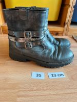 Primigi grau Stiefelette dünn gefüttert Leder Boots Gr 35 Berlin - Neukölln Vorschau