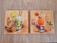 Wandbilder, 7 Stk. Cocktail Bilder, mediterran, orange Baden-Württemberg - Bingen Vorschau