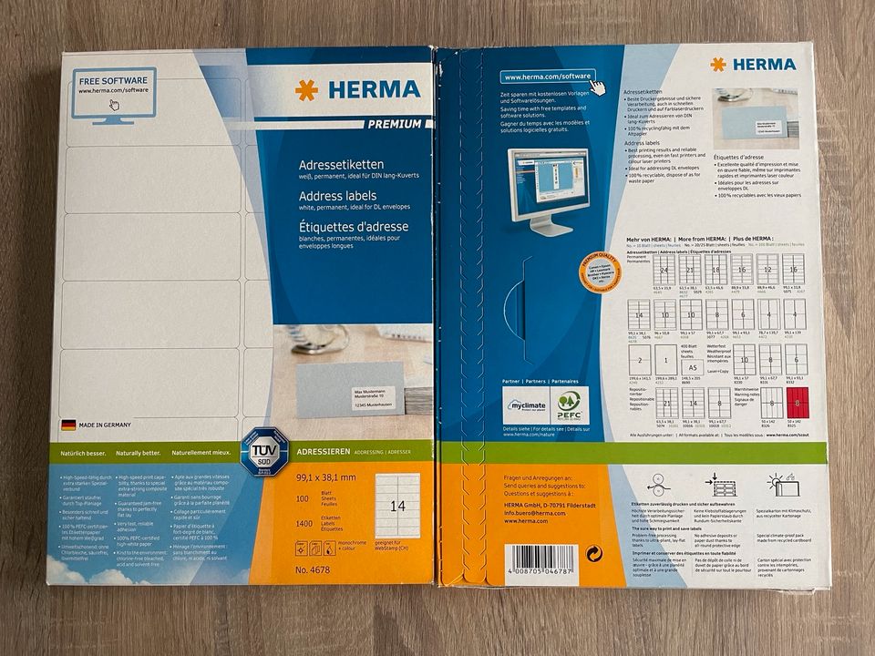 HERMA Premium Adressetiketten Nr. 4678 in Gladbeck