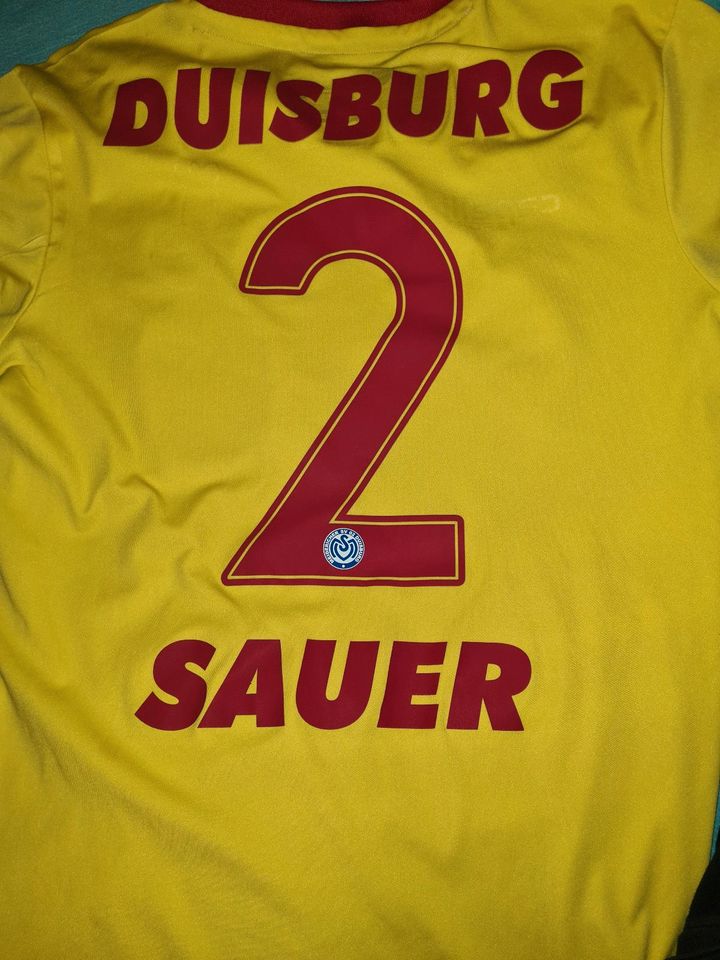 Trikot MSV Duisburg Sauer matchworn in Duisburg