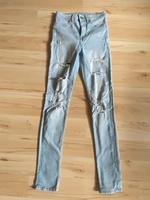 Damen / Mädchen Jeans, blau, Löcher, H&M, Divided, Gr. 34 Sachsen - Drebach Vorschau