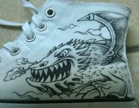 Converse/Chucks, weiß, Unikat, Gr. 39,5 Dortmund - Schüren Vorschau
