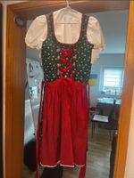 Dirndl grün/rot Hessen - Bad Hersfeld Vorschau