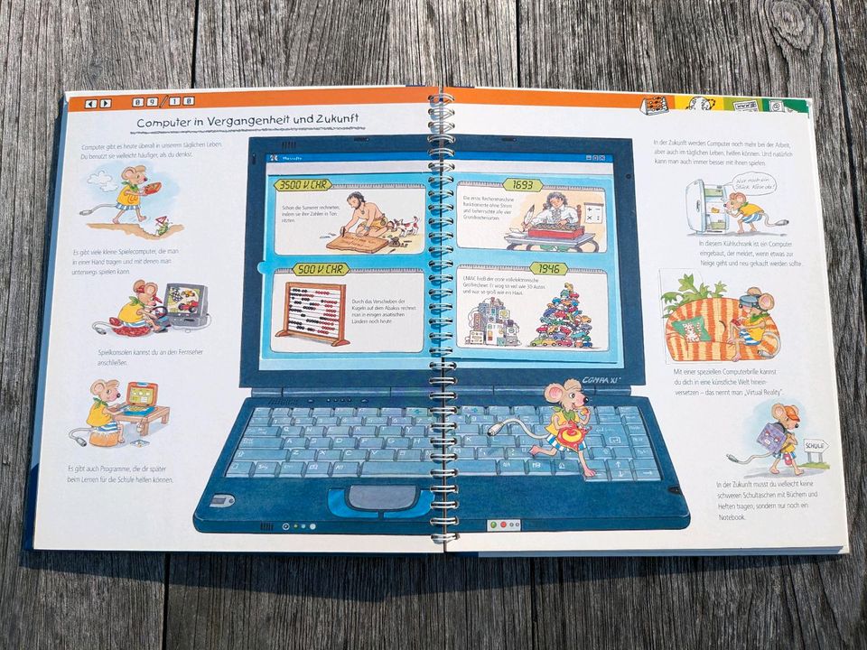 Kinderbuch Wieso weshalb warum, Computer und Internet in Klein Nordende