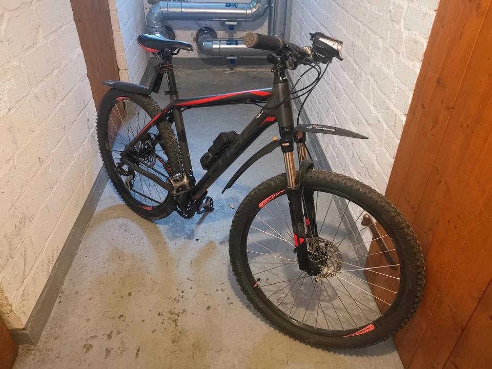 Cube Aim Disc Mountainbike 26 Zoll Schwarz Rot Herren Fahrrad in Hamburg